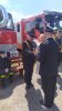 Uroczyste przekazanie i poświęcenie samochodu bojowego GBA-Rt 3/28 Renault Midlum Ochotniczej Straży Pożarnej w Węgrze 27 czerwca 2021 roku